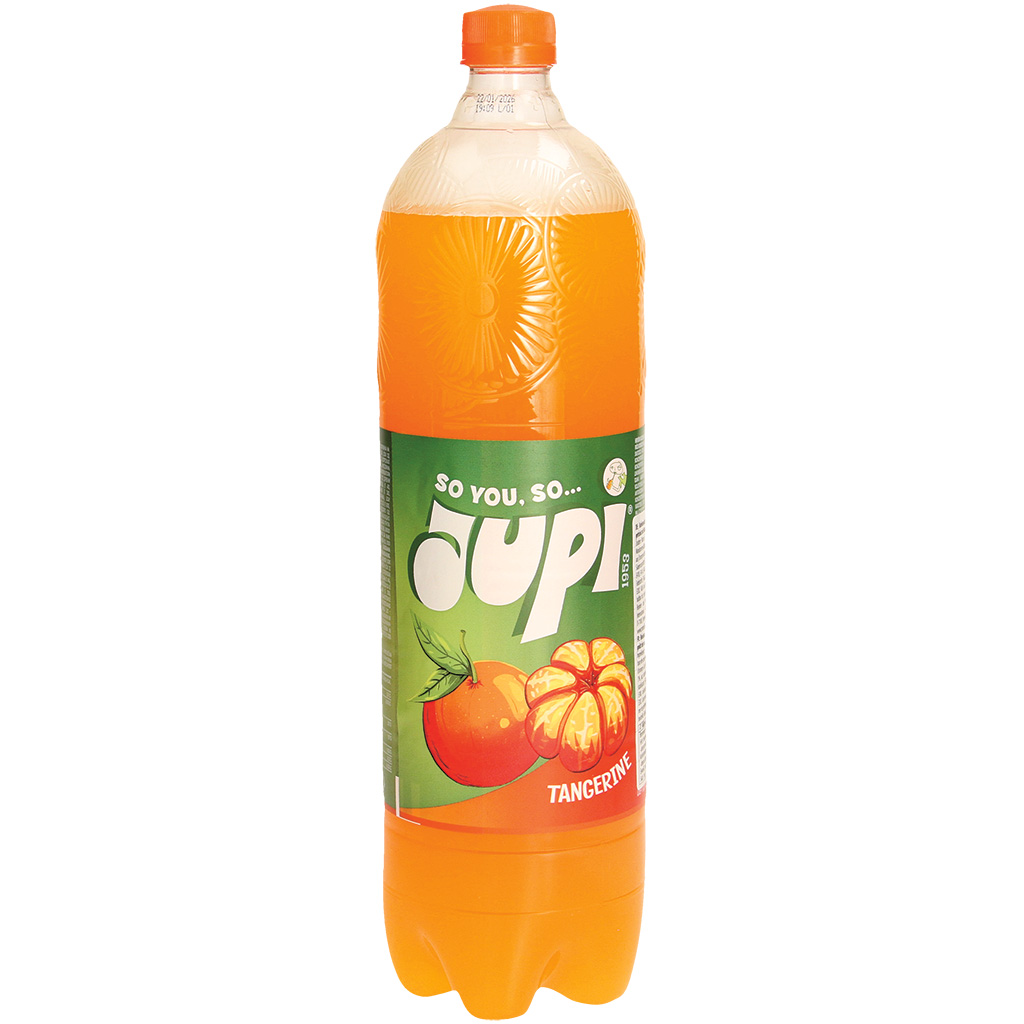 Koolzuurhoudende frisdrank met mandarijnsmaak