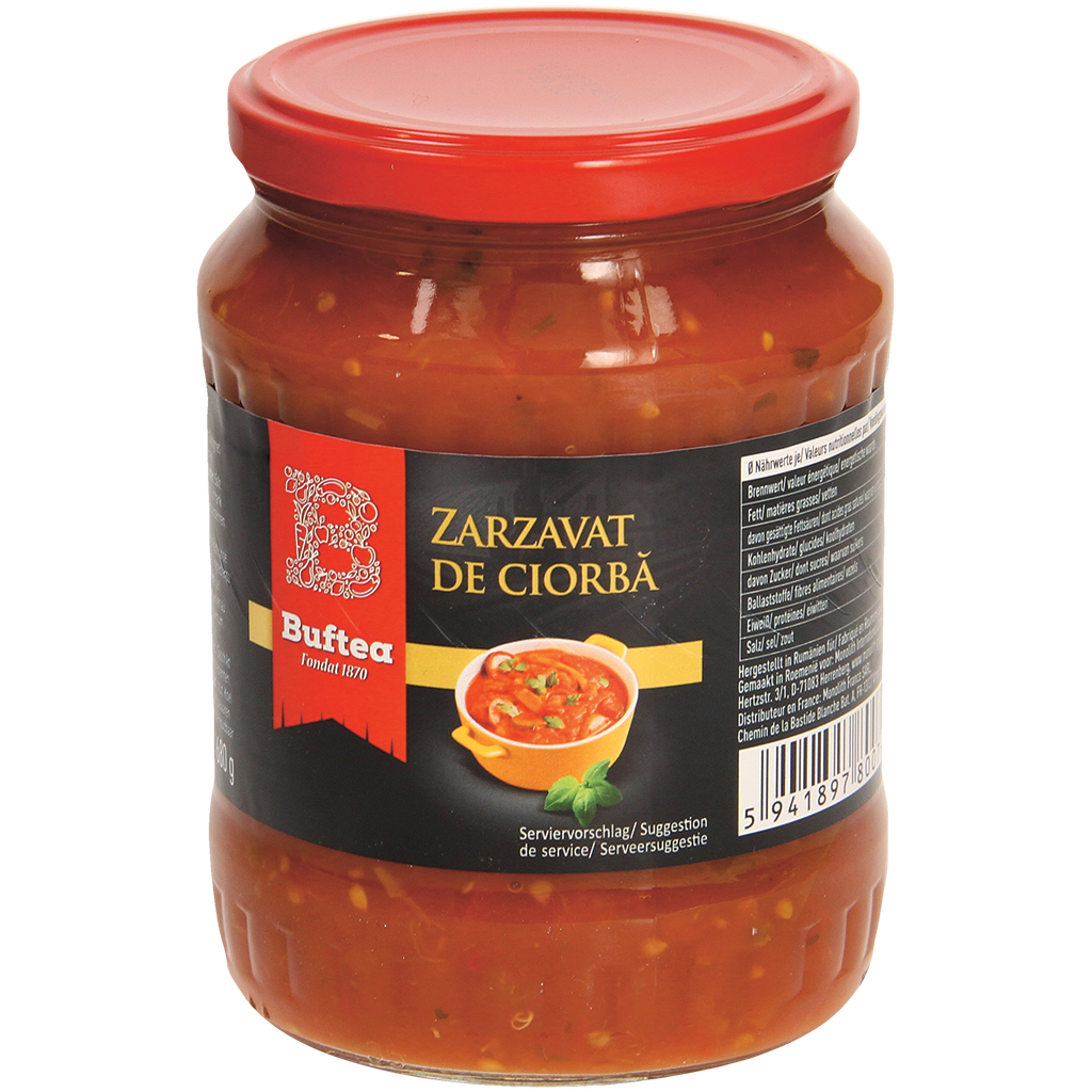 Buftea – soepgroentenmix met tomaten en paprika