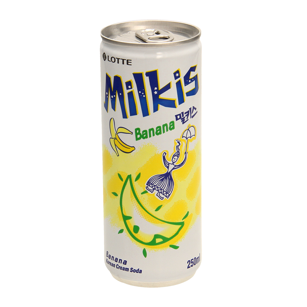 "Milkis" Газированный напиток со вкусом банана