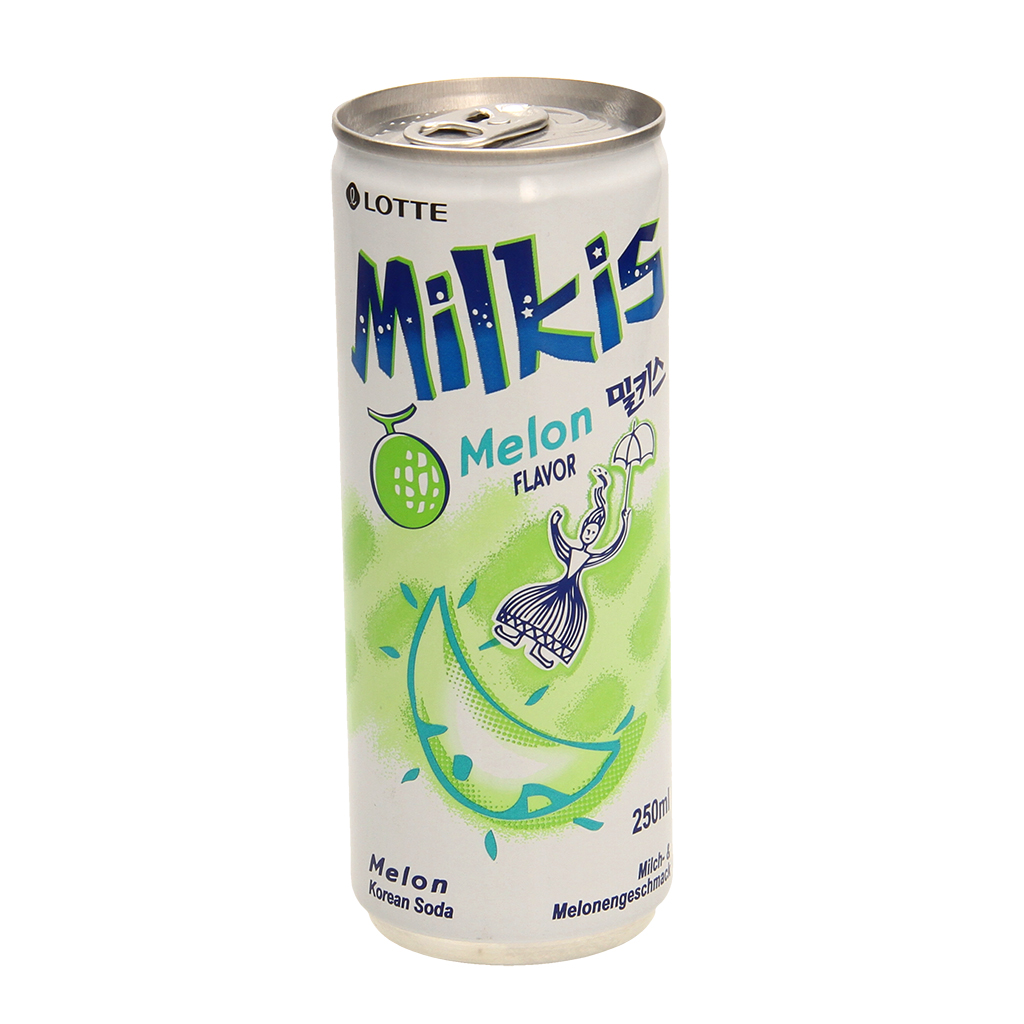 "Milkis" Koolzuurhoudende drank met meloensmaak