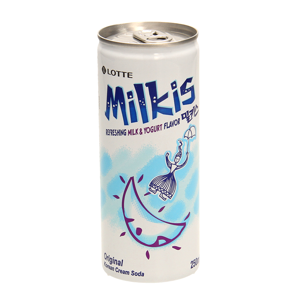 "Milkis" Koolzuurhoudende drank met melk- en yoghurtsmaak