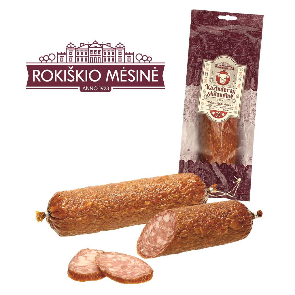 Rauw vlees met bindweefsel eiwit, “Kazimieros skilandine"