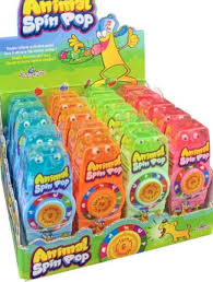 Funny Candy Animal Spin Pop 12g