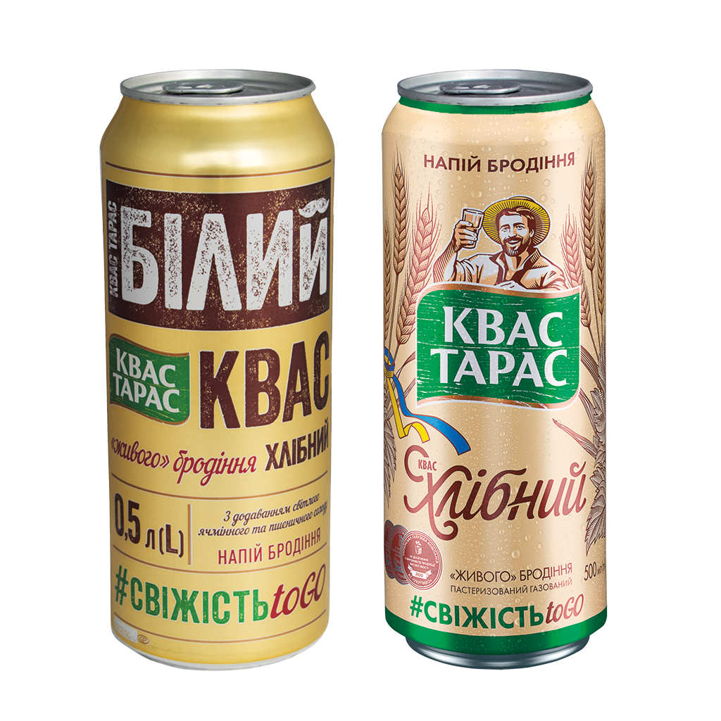 Gärdrank "KWAS TARAS" op basis van gerst-rogge-moutextract