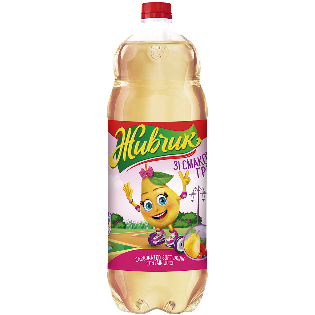 "ZHIVCHIK" bruisend verfrissend drankje met perensmaak.