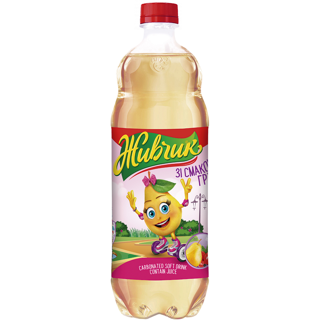 "ZHIVCHIK" bruisend verfrissend drankje met perensmaak.