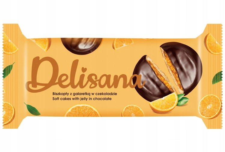 Delicpol Party Jaffa Oranje Koekjes met Sinaasappelgelei