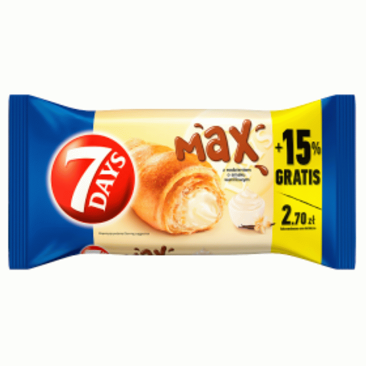 Croissant 7Days Supermax vanille 110g