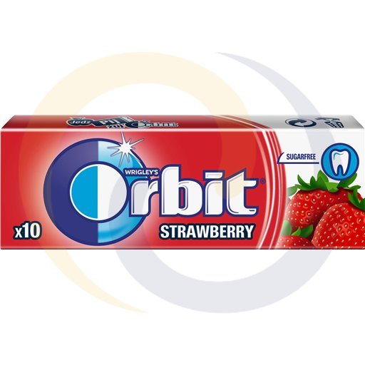 Orbit Aardbei Suikervrij Kauwgom 14g