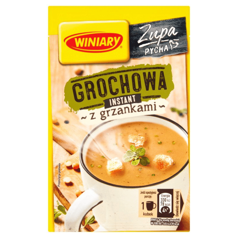 Winiary Erwtensoep met Croutons Instant Soep 22 g