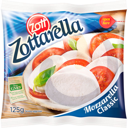 Zottarella klassieke Mozzarella Kaas 125g Zott