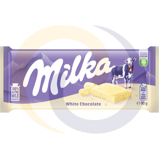 Milka witte chocolade 90g