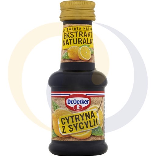 Лимонный экстракт из Сицилии натуральный 30 мл от Dr. Oetker