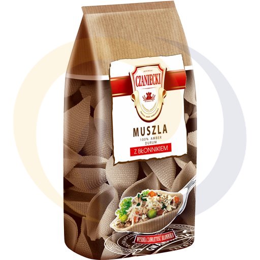 Паста «Раковина» с клетчаткой 250 г / 8 шт Чзаниецкие