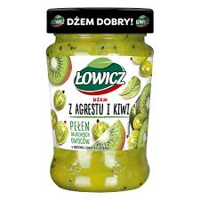 Łowicz Jam kruisbes-kiwi 280g