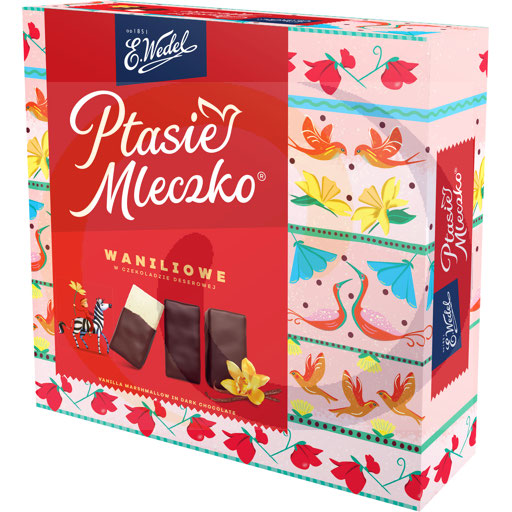 E. Wedel Пташье Молочко Ванильный Маршмеллоу в Темном Шоколаде 340 г