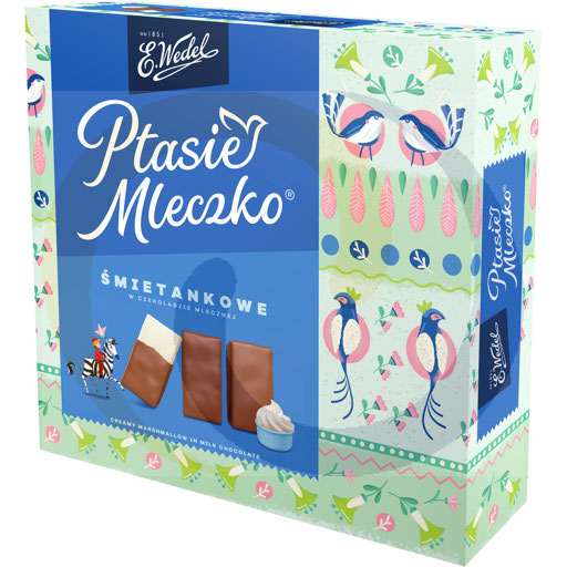 E. Wedel Ptasie mleczko Romige Marshmallow in Melkchocolade