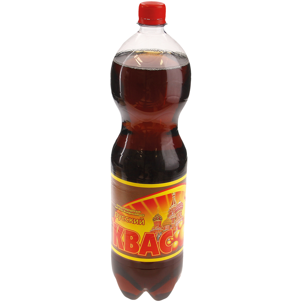 Verfrissing drankje met mout-brood smaak "Kwas Russkij"