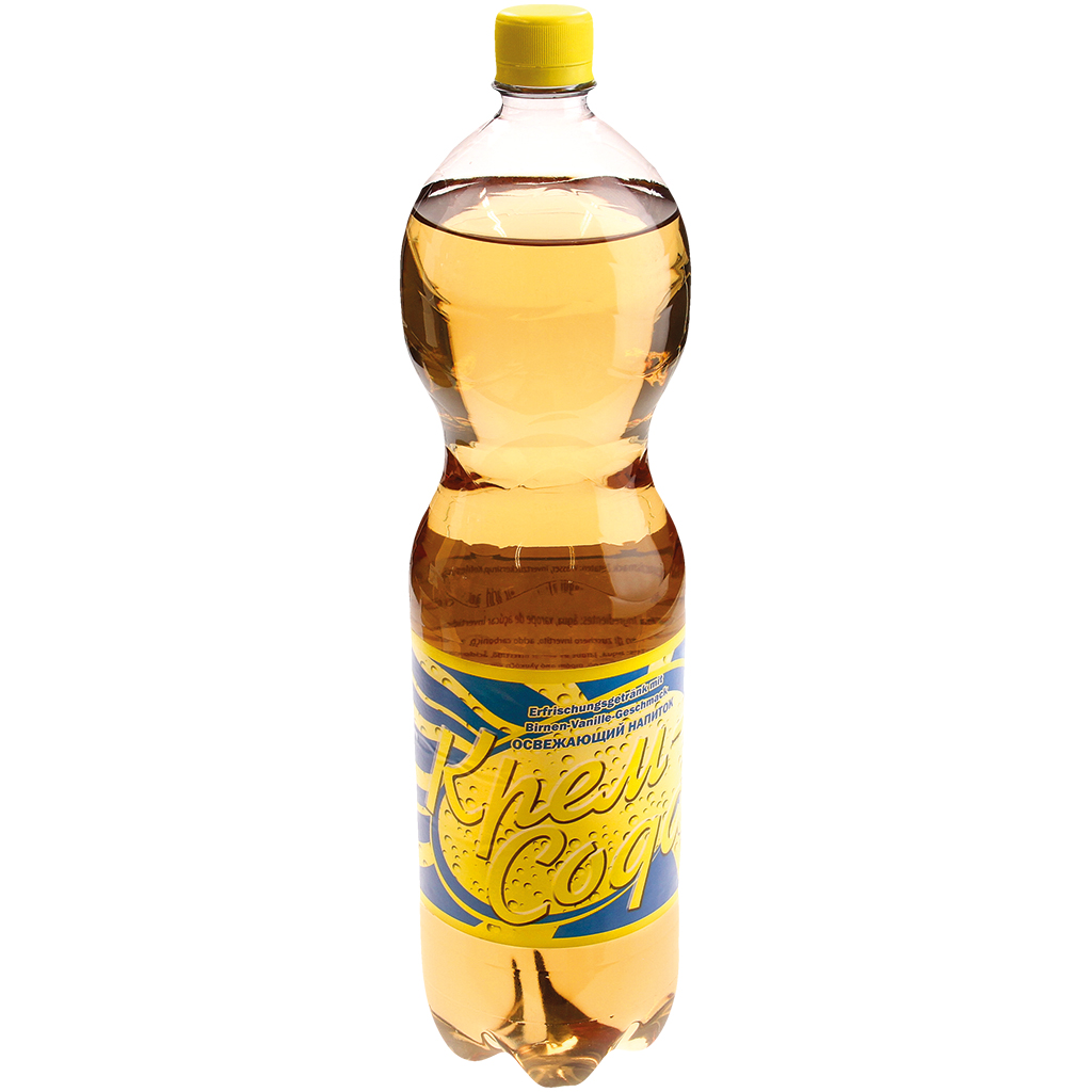 Verfrissingsdrank met peren-vanille-smaak "Limonad Krem Soda"
