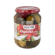 Rolnik Komkommers met Chilipeper 650 g