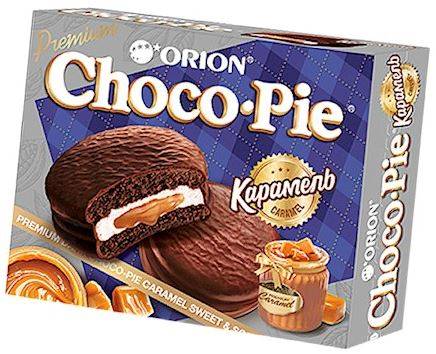 Orion Choco-Pie koekjes met karamelvulling 360g