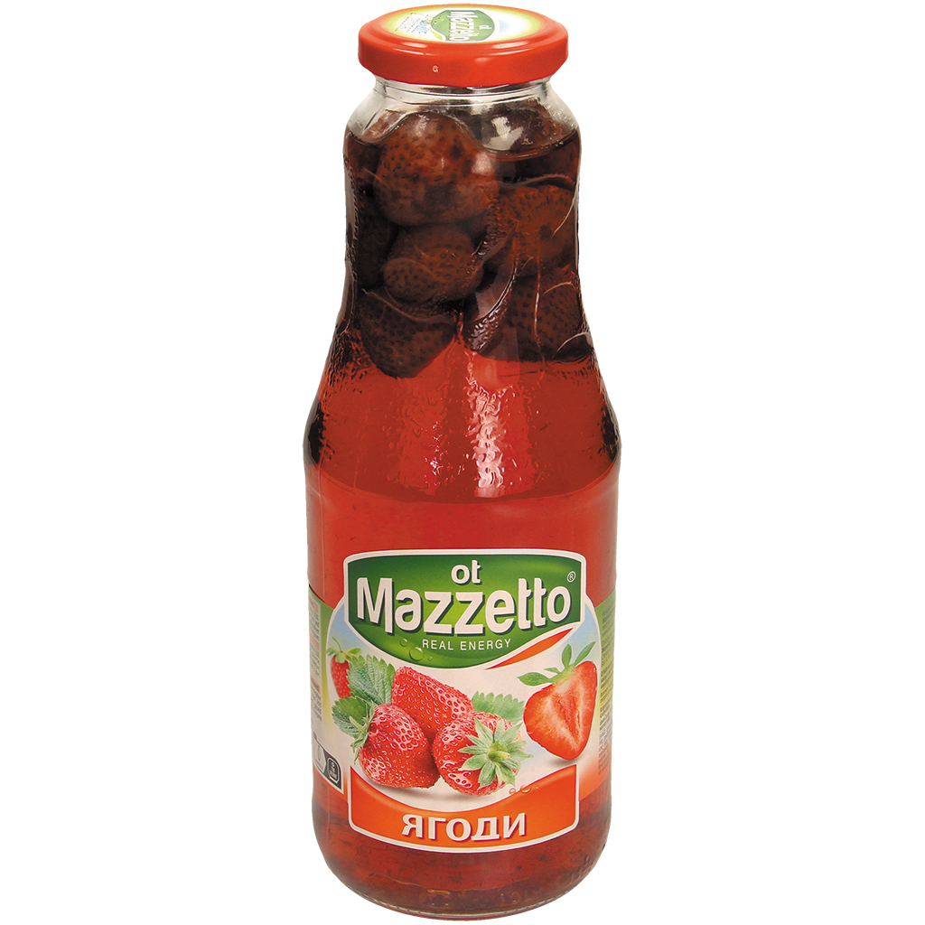"Mazzetto" Безалкогольный напиток с клубникой. Стерилизованн