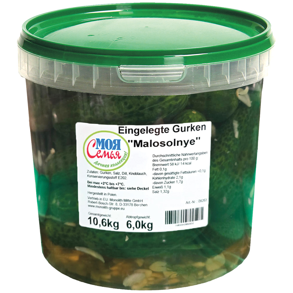 Ingemaakte Komkommers "Malosolnye"