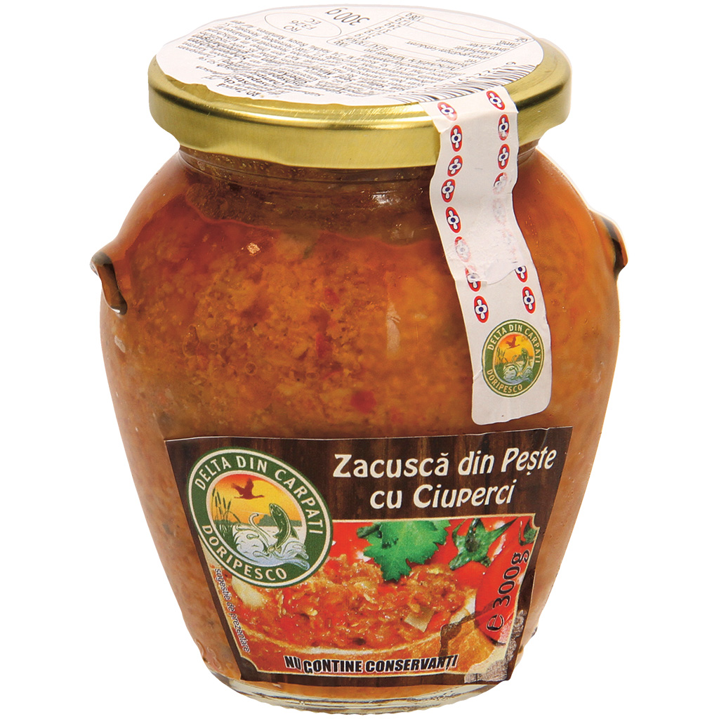 Broodbeleg met zoetwatervisscheidervlees en champignons "Zac