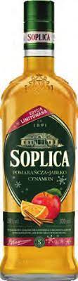 Soplica sinaasappel-appel-kaneel likeur alc. 28% 0,5l