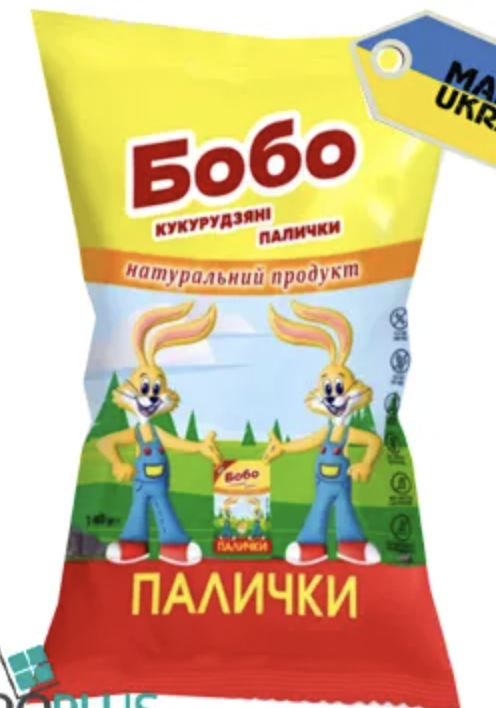 Bobo ongeglazuurde zoete maïsstengels 140g