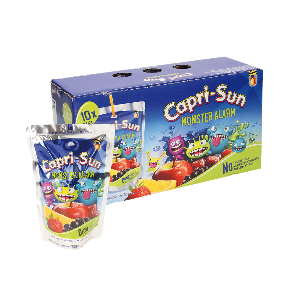 Fruitdrank Capri-Sun "Monster Alarm" met 10% fruitsap