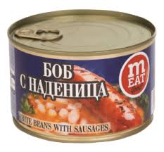 Lovmiyt bonen met Bulgaarse worst (nadenitsa)