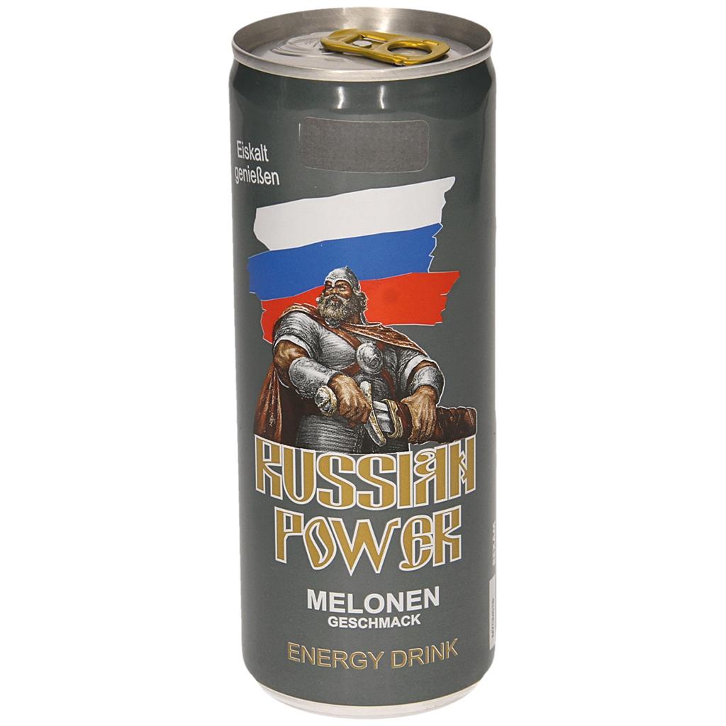 "RUSSIAN POWER" Кофеиносодержащий безалкогольный напиток со