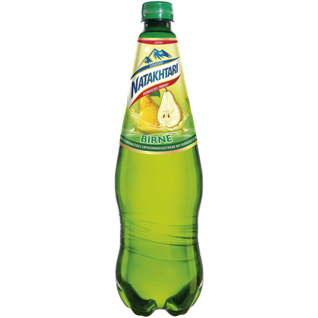 NATAKHTARI Koolzuurhoudende verfrissingsdrank met perensmaak