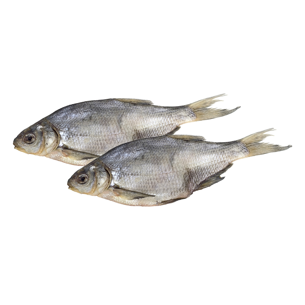 Brassen (0,3kg-0,5kg), heel, gezouten en gedroogd, diepgevro