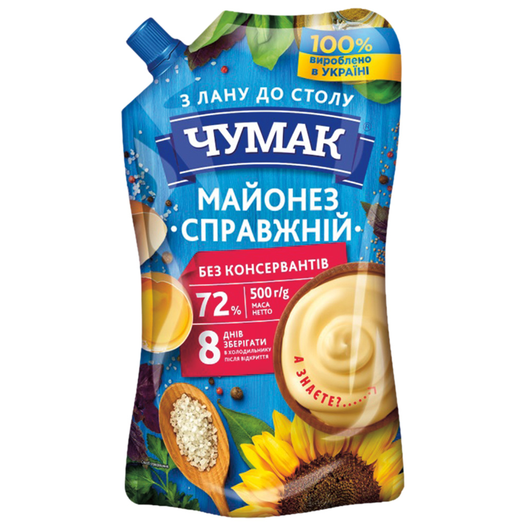 Salademayonaise, 72% vetgehalte