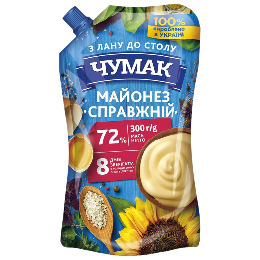 Salademayonaise, 72% Vetgehalte