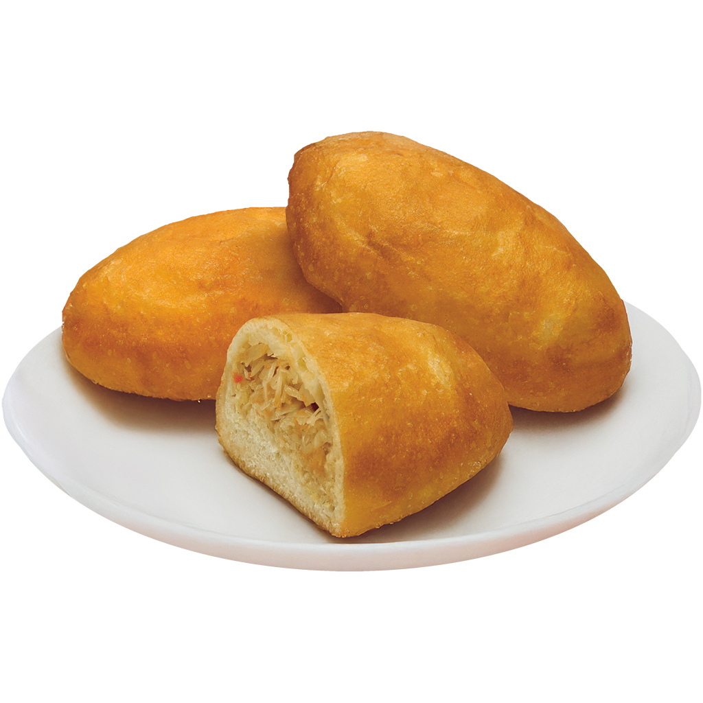 Piroshki met vulling van zuurkool