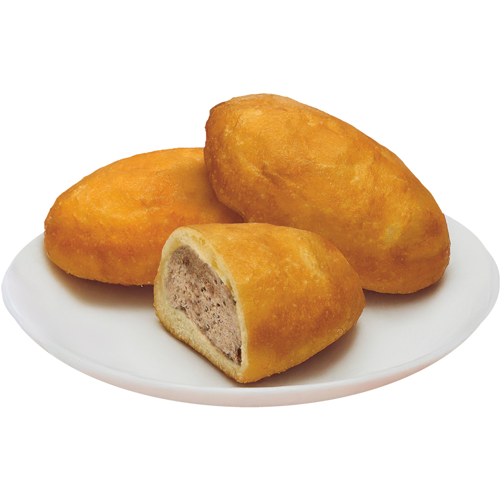 Пирожки жареные с начинкой с ливером, замороженные