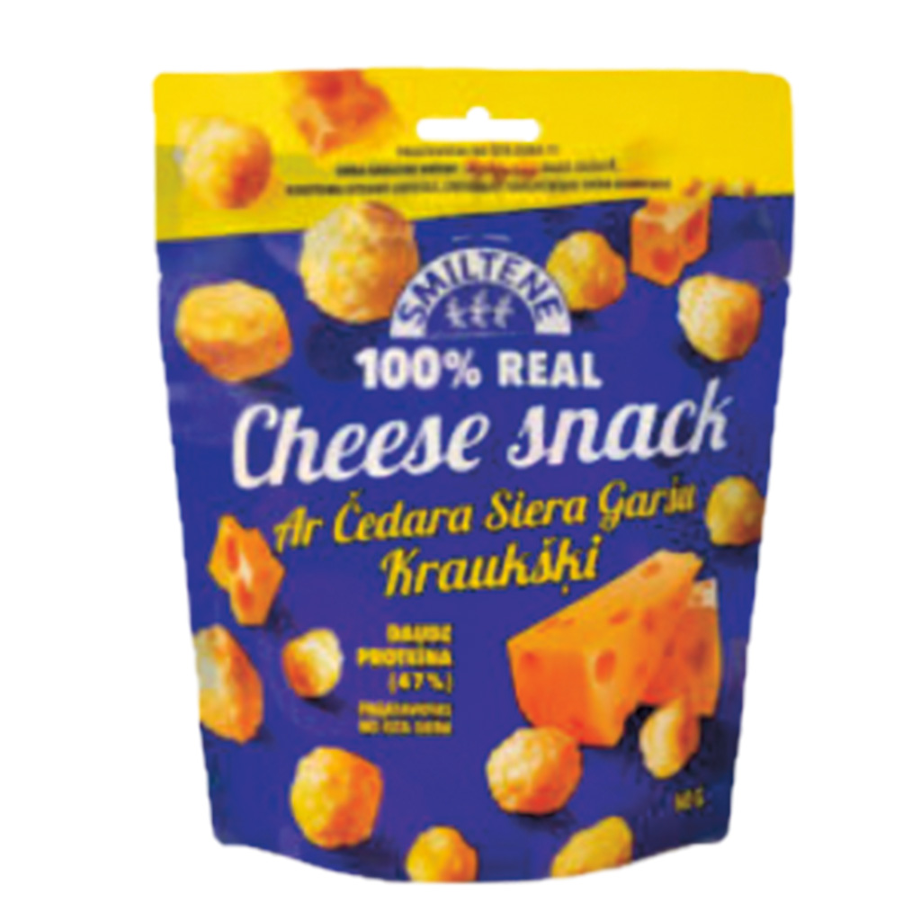 "Cedara Siera" Kaassnack van gepofte kaas, met cheddar-smaak
