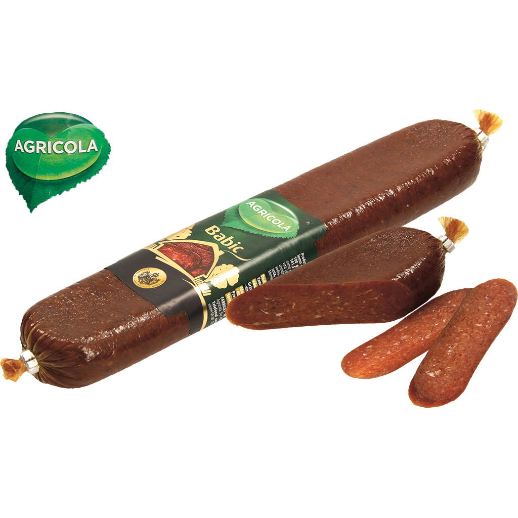 Salbac-Salam Babic" Rohworst van schapen- en rundvlees, gero