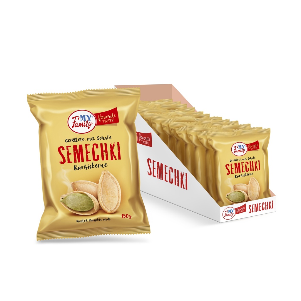 "MY FAMILY" Geroosterde pompoenpitten met schil.