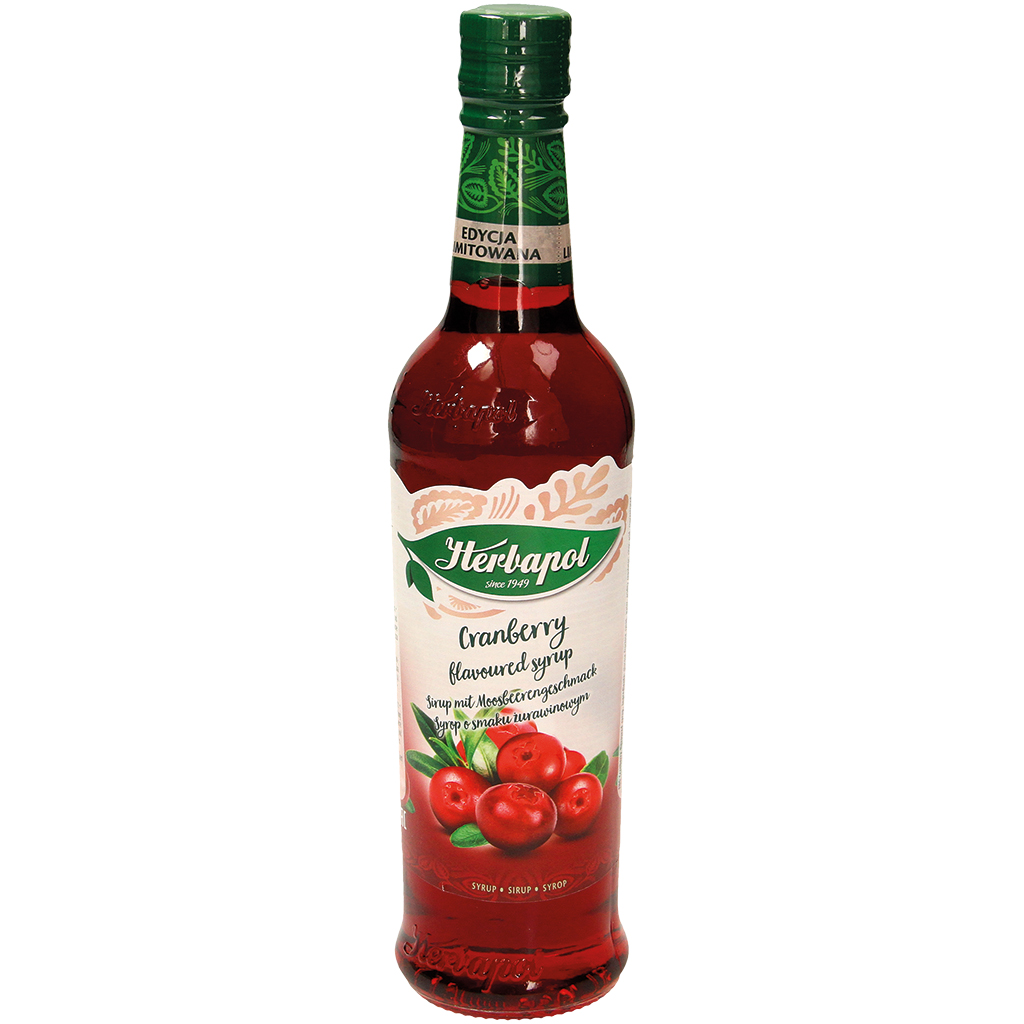 Сироп со вкусом клюквы