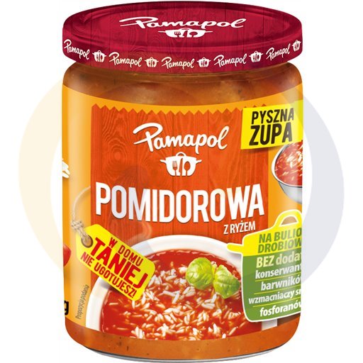 Tomatensoep met rijst 470g / 8st Pamapol