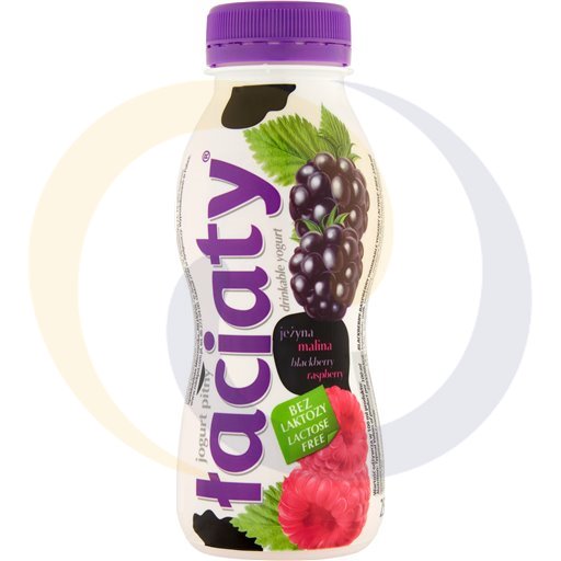 Lactosevrije Zwarte Bes Framboos Drinkjoghurt 0,25l