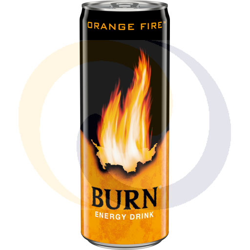 Energiedrank Burn Orange Fire pus. 0,25l
