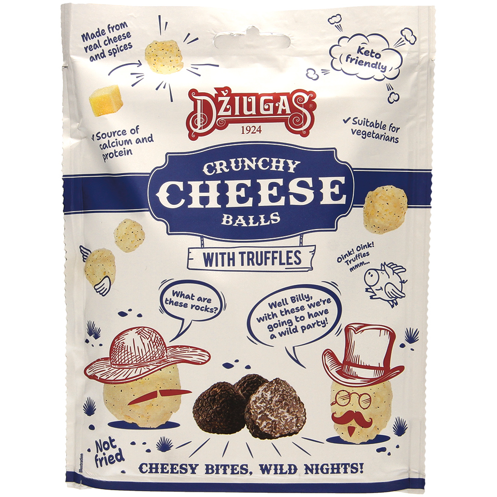 Kaas-snack met truffelsmaak