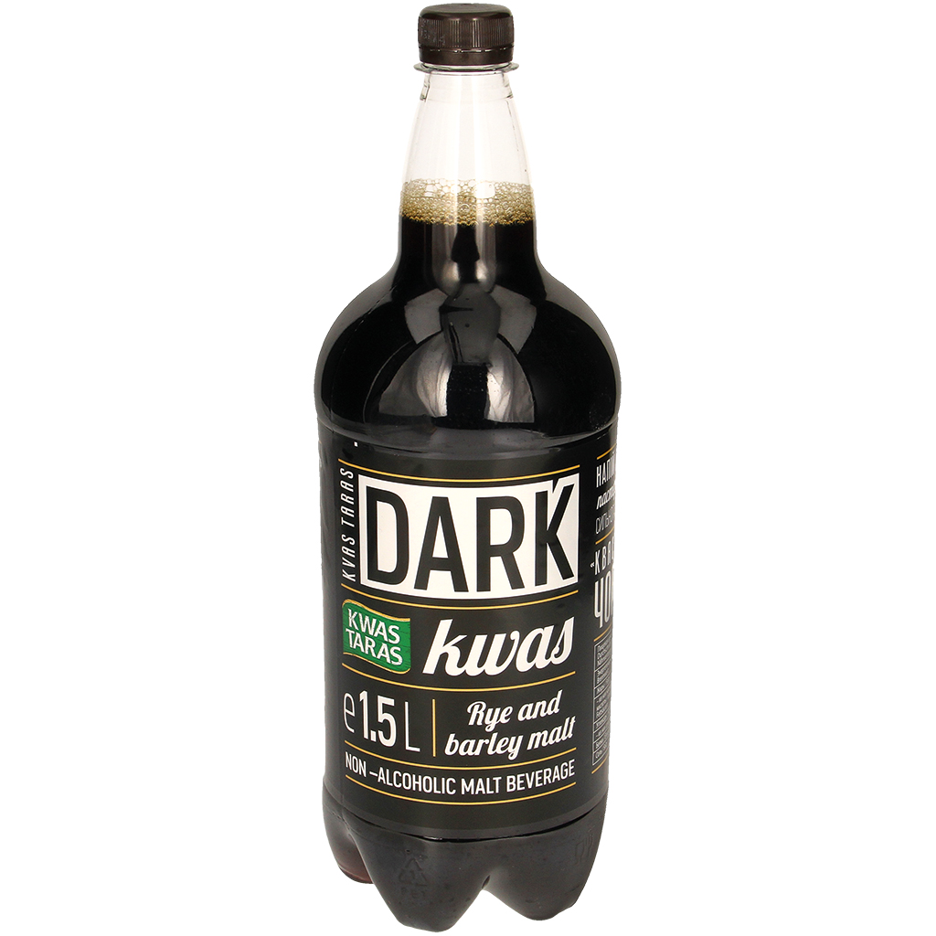 Fermentatie drank "Kwas Taras Black" op rogge- en gerst-mout