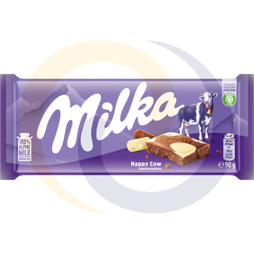 Milka chocolade blije koe 90g/24st Mondelez