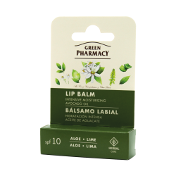 Lippenbalsem Green Pharmacy met Aloë Vera en Limoen